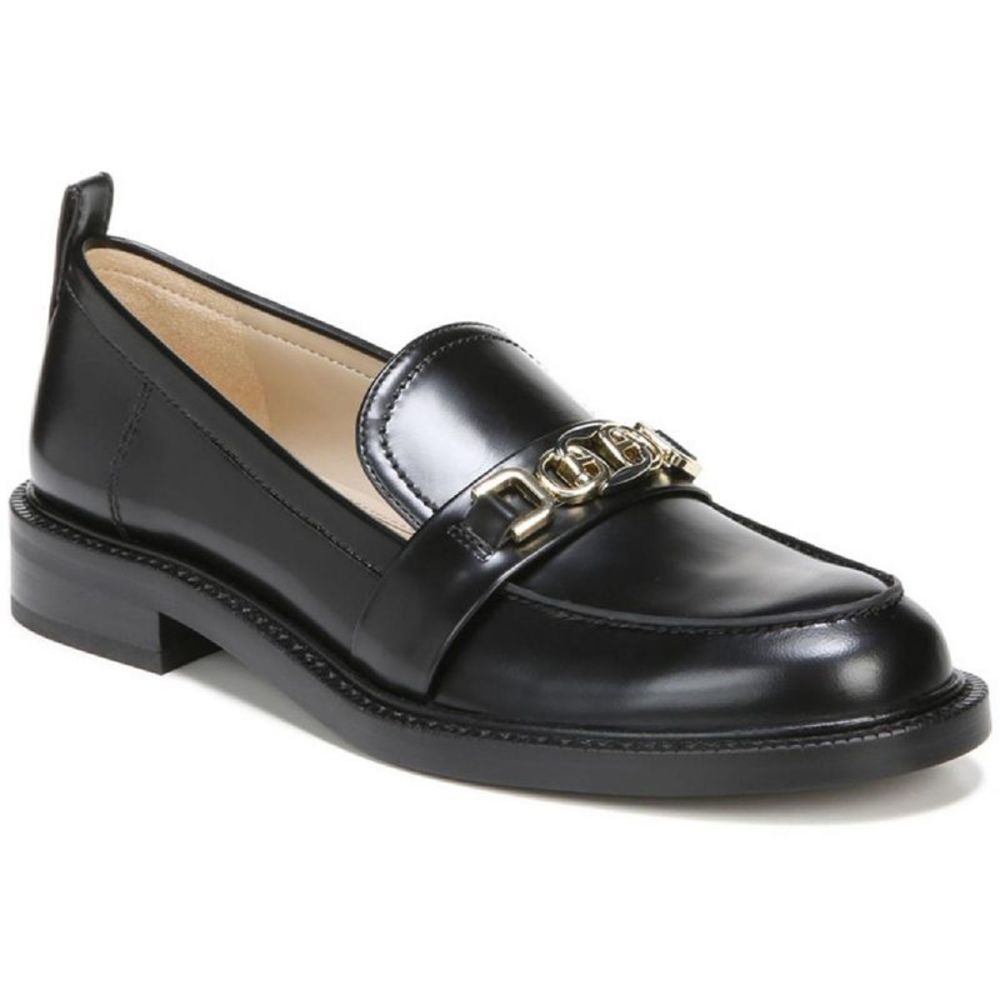 BRAND NEW Sam Edelman Womens Christy Black Leather Slip On Dressy Loafer…